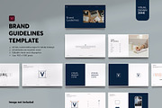 Brand Guidelines Template - InDesign, a Templates & Theme by Visual Design Zone (Thumbnail 1 of 5)