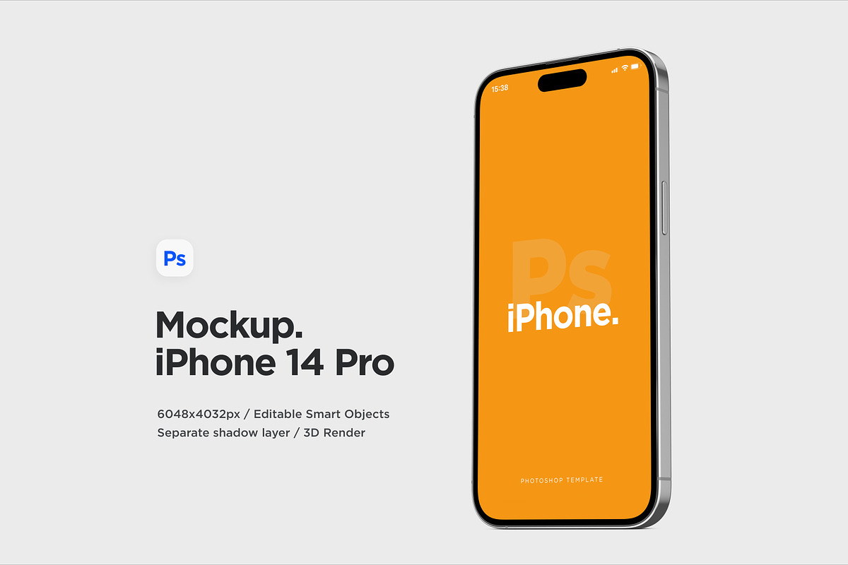 iPhone 14 Pro Mockup Pack, an iPhone Mockup by DreamVisuals (Photo 1 of 10)