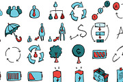 540 Business doodle icons color set, an Outline Icon by TKDoodle (Thumbnail 9 of 9)