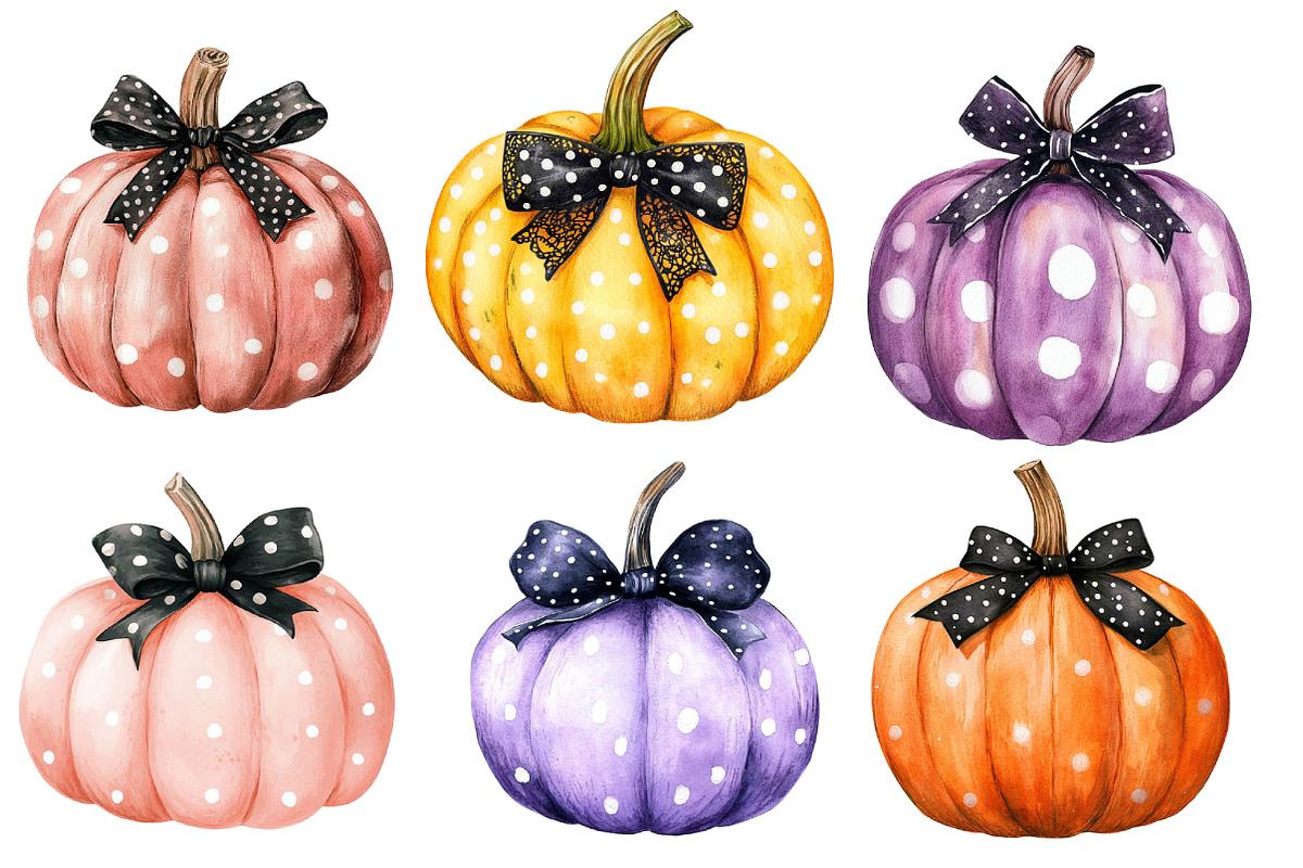 Coquette Pumpkin Clipart, an Illustration by Designworld (Photo 4 of 6)
