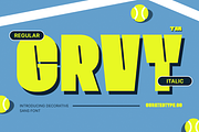 GRVY, a Sans Serif Font by CuratedType Studio (Thumbnail 1 of 10)