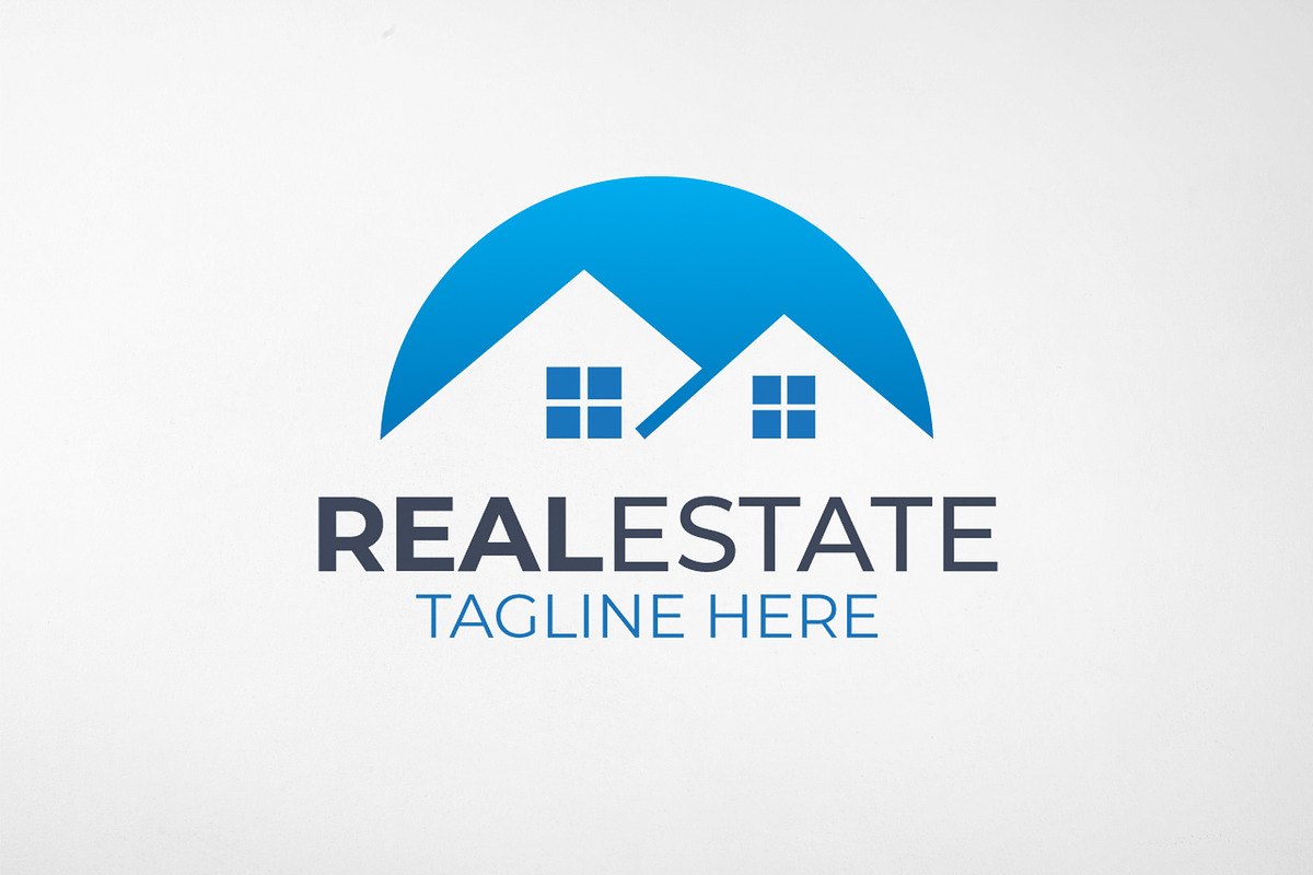 home and construction company logo, a Branding & Logo Template by Medianeka (Photo 2 of 4)