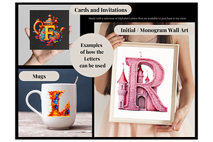 Magical Fairy World Alphabet Letters