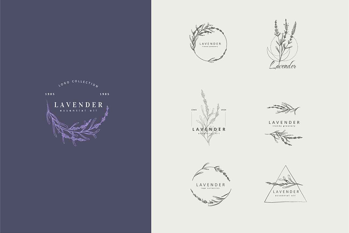 76 Floral premade logos, a Branding & Logo Template by Merfin (Photo 2 of 10)