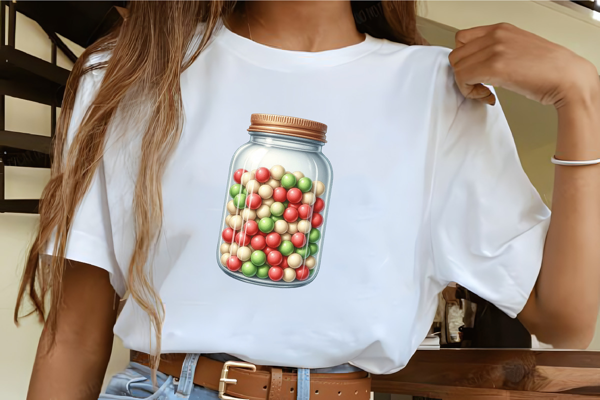 Christmas Candy Jar Clipart, an Illustration by CrexoraLab (Photo 3 of 5)