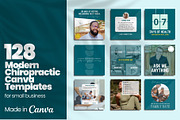 Modern Chiropractic Canva Templates, a Design Template by Socially Sorted (Thumbnail 1 of 9)