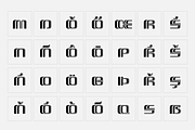 Genie - Op art font, a Font by SelfBuild Type (Thumbnail 13 of 19)