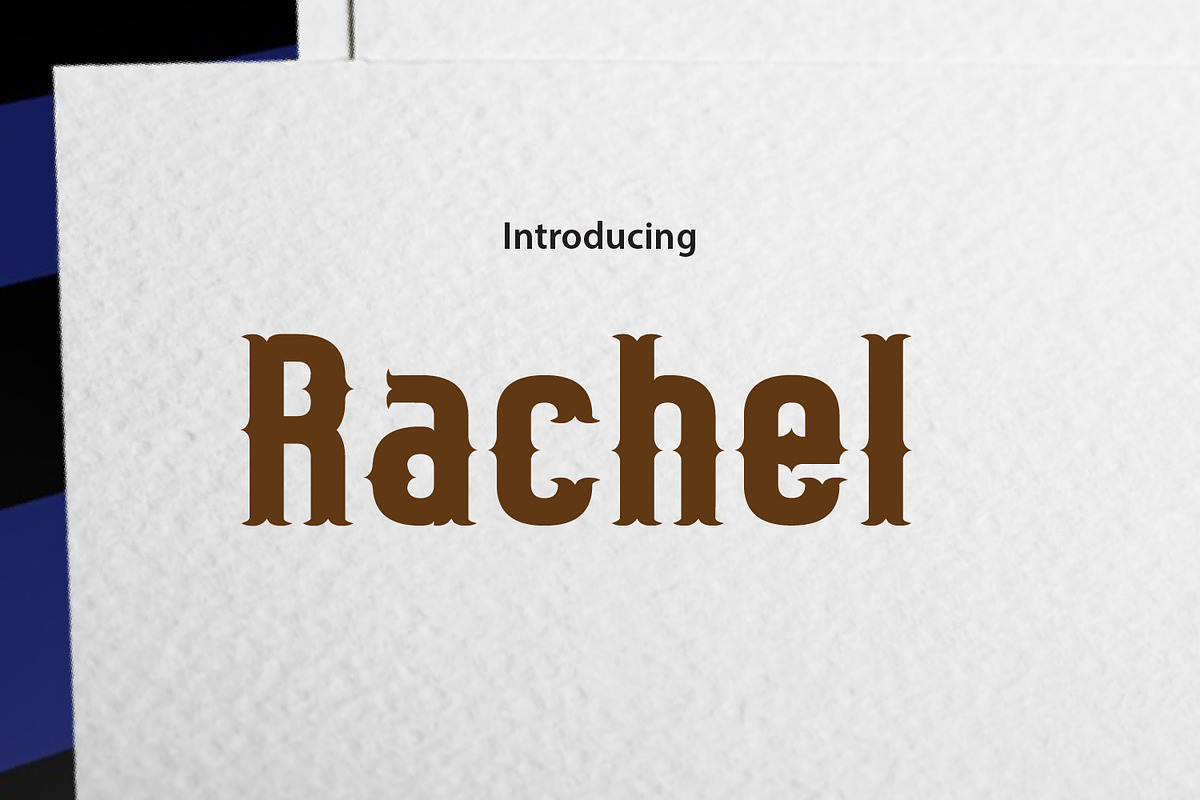 Rachel, a Blackletter Font by da_only_aan (Photo 1 of 5)