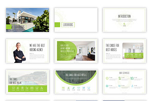 Luxurious Real Estate PPTX Template