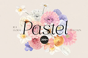 Watercolor Floral Bundle, a Decorative Illustration by Lana Elanor (Thumbnail 9 of 10)
