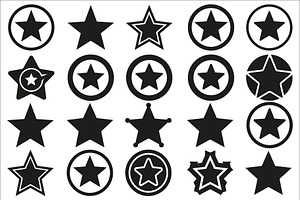 Modern star icon vector logo design, an Illustration by Amazin_art