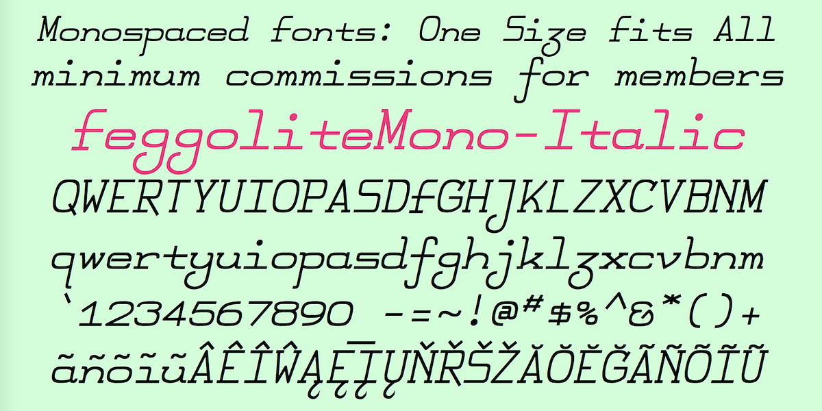 FeggoliteMono, a Slab Serif Font by Ingrimayne Type (Photo 9 of 14)