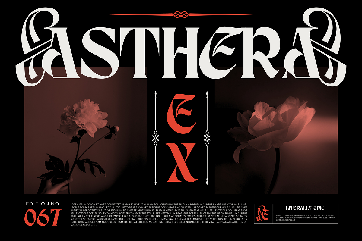 Karis Blackletter - Logo Font, a Blackletter Font by Nirmana Visual (Photo 13 of 14)