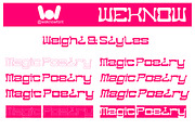 Magic Poetry font, a Slab Serif Font by weknow (Thumbnail 7 of 8)
