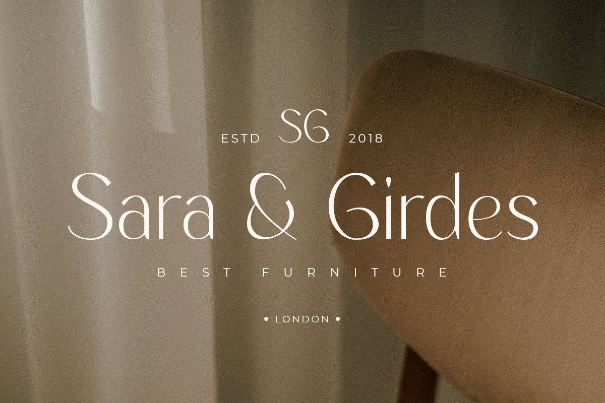Wordmark - Display Logo Font, a Sans Serif Font by Hamz Studio (Photo 3 of 15)