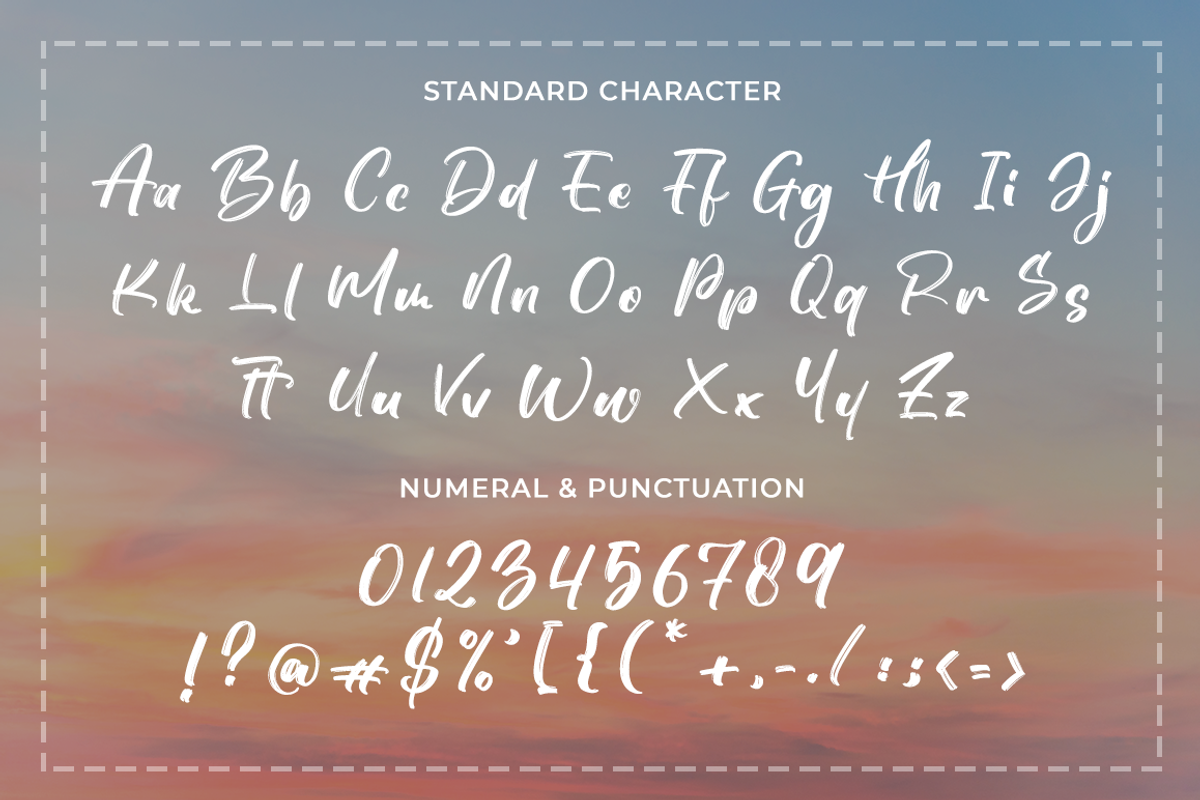 Gamotrella - Brush Font, a Handwritten Font by RockboyStd (Photo 10 of 12)