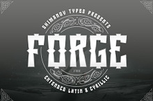 ST-Forge severe display font