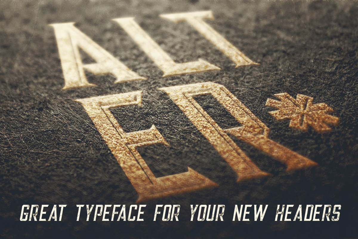 Alter - Vintage Style Font preview 4