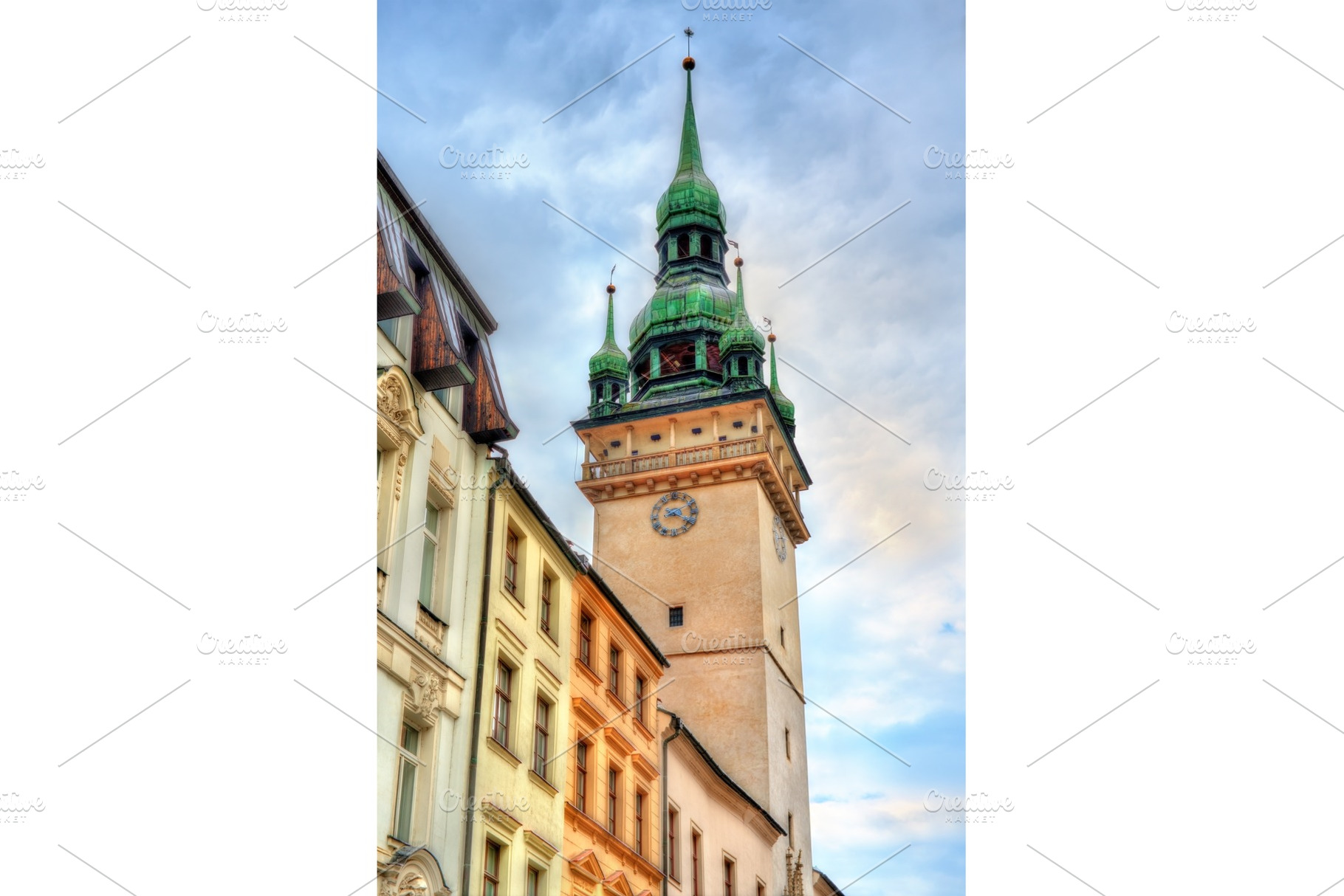 Old Town Hall tower in Brno, Czech Republic, an Architecture Photo by Leonid Andronov