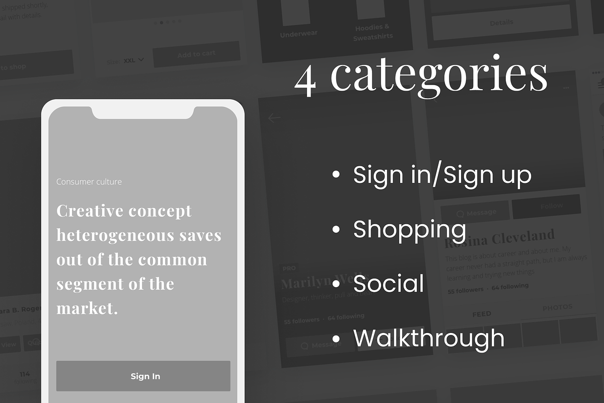 L.A.Z.A Wireframe Kit, a Wireframe Template by flyerittyer (Photo 3 of 4)