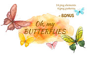 Oh, my butterflies., a Decorative Illustration by SaharaArt (Thumbnail 1 of 6)