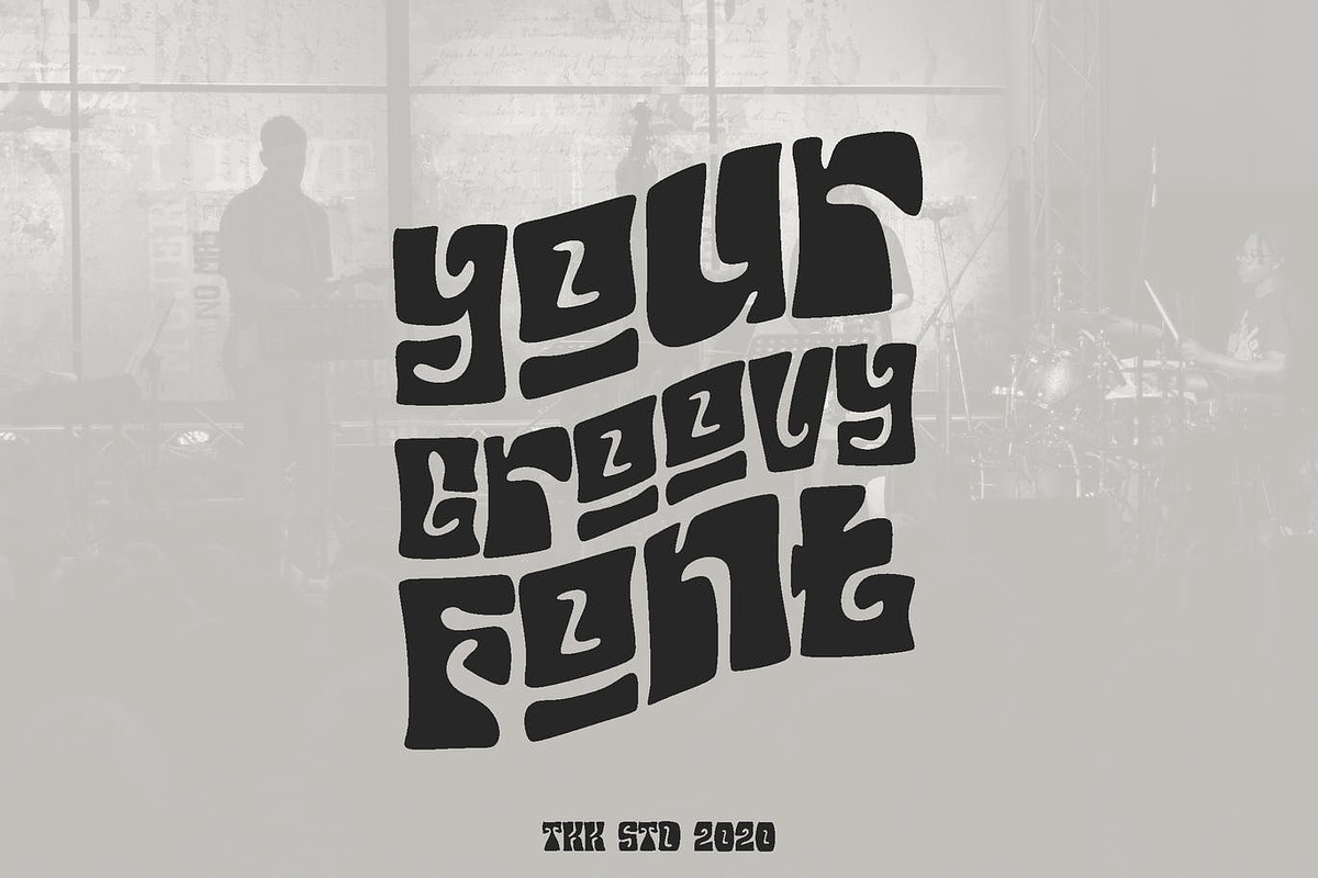 Your Groovy Font - Retro Fonts 70s, a Sans Serif Font by tokokoo (Photo 4 of 11)