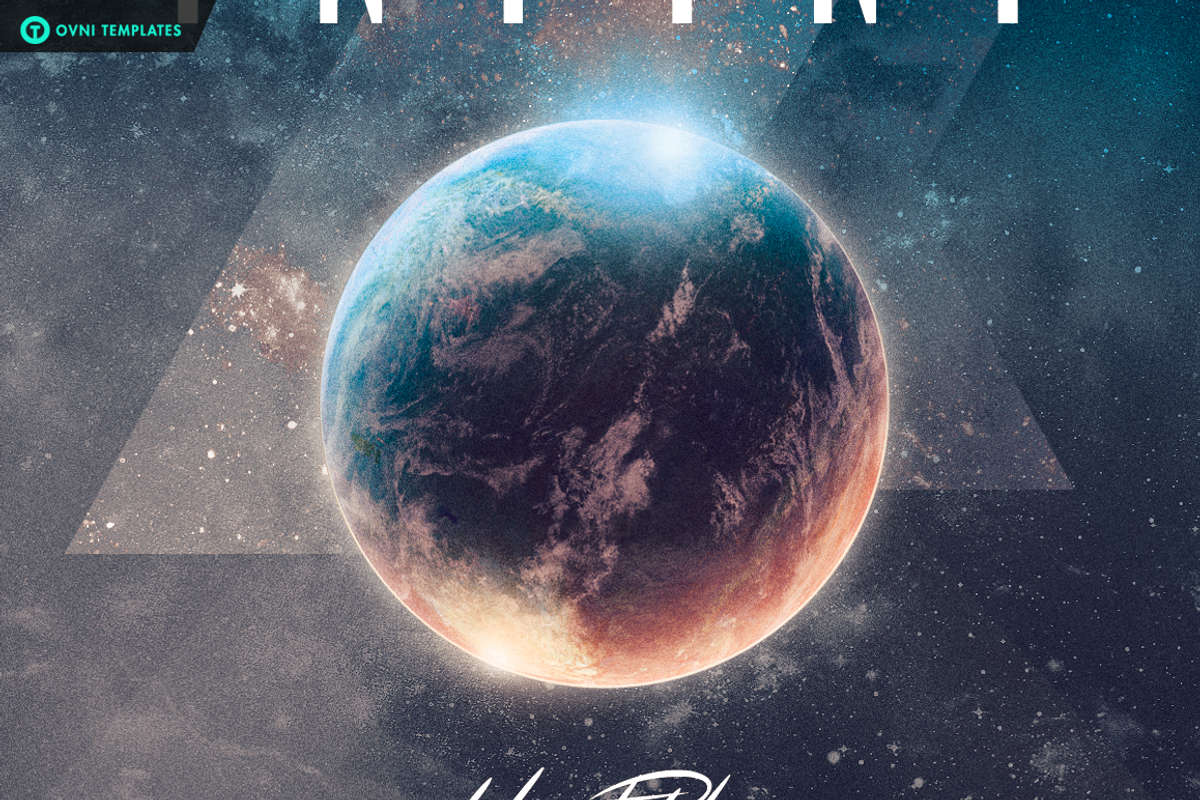 INFINI SPACE Flyer Template, a Flyer Template by OVNI-TEMPLATES (Photo 5 of 5)