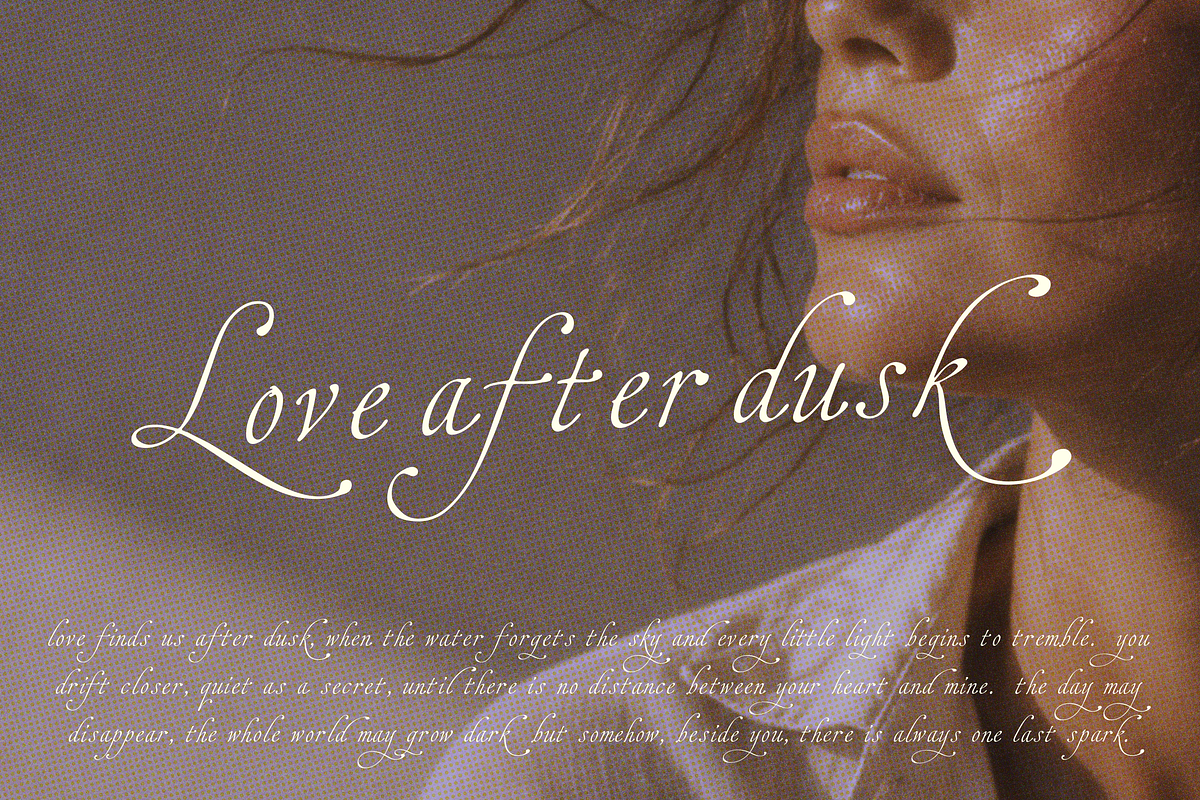 Kennedia - Script, a Script Font by Lilithcollageart (Photo 6 of 8)