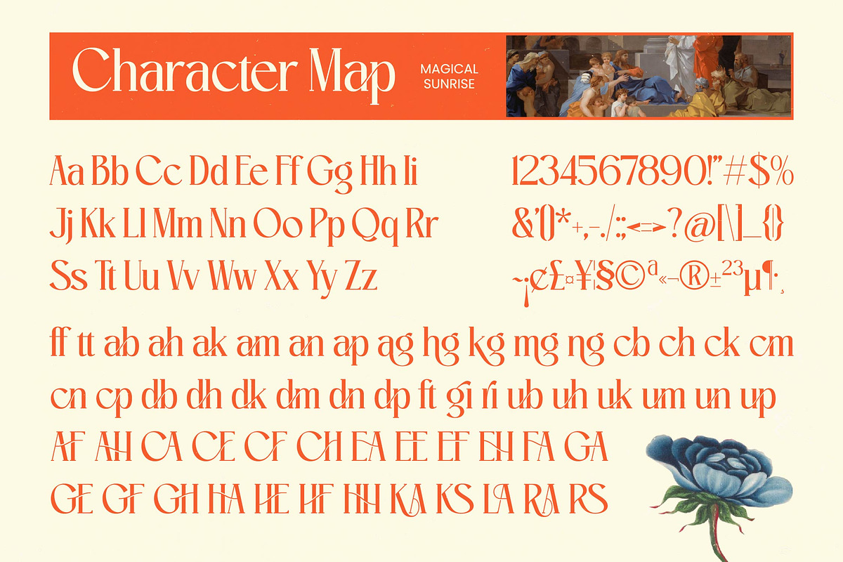 Magical Sunrise Serif Display Font, a Serif Font by timelesstype.co (Photo 9 of 10)