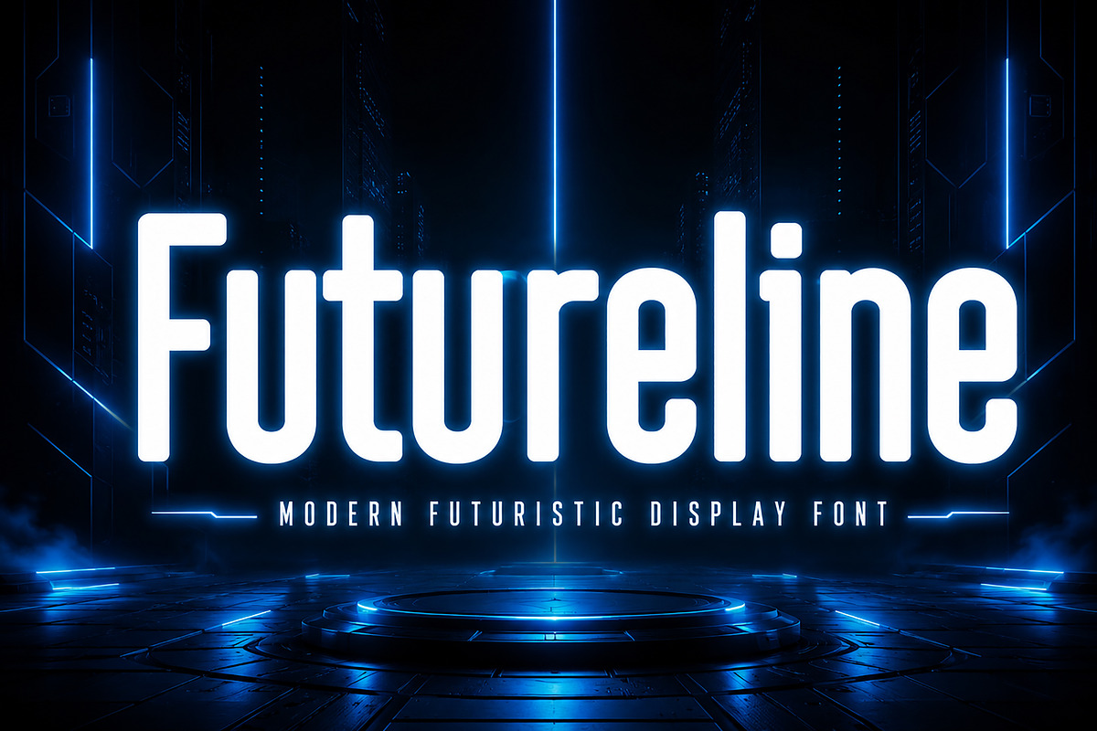 Futureline, a Serif Font by Wow Magic (Photo 1 of 4)