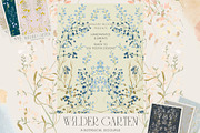 WILDER GARTEN delicate whimsy floral, a Decorative Illustration by January Bloom (Thumbnail 27 of 27)