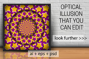 Optical Illusion Moving Frame 2