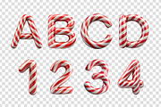 Candy Cane 3D Font, a Font by Loudoun Design Co. (Thumbnail 6 of 6)