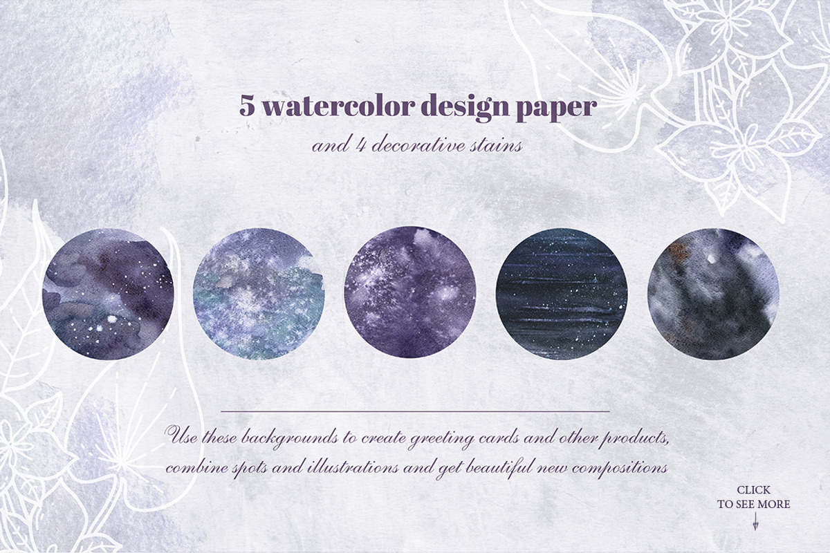 Deep Night Forest graphic kit., an Illustration by Dinkoobraz (Photo 13 of 17)