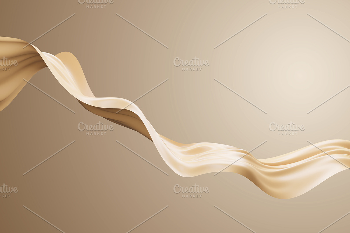 Gold luxury fabric, an Illustration by ArtBackground