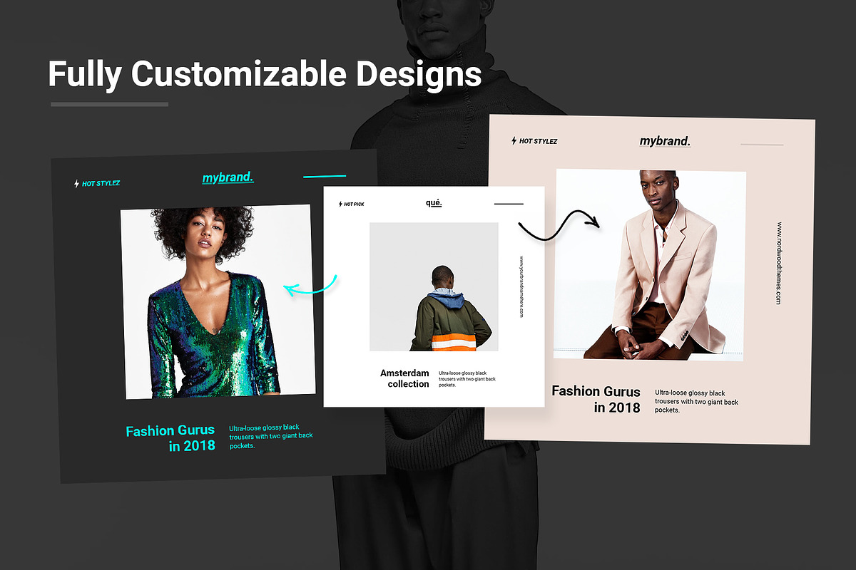 QUE - Fashion & Retail Social Media, a Social Media Template by NordWood (Photo 8 of 8)