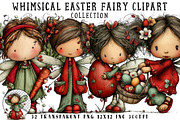 Whimsical Easter Fairy Clipart Bundl, a Technology Illustration by OK Design (Thumbnail 1 of 6)