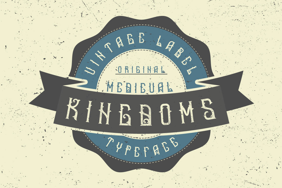 Medieval Kingdoms Label font preview 3