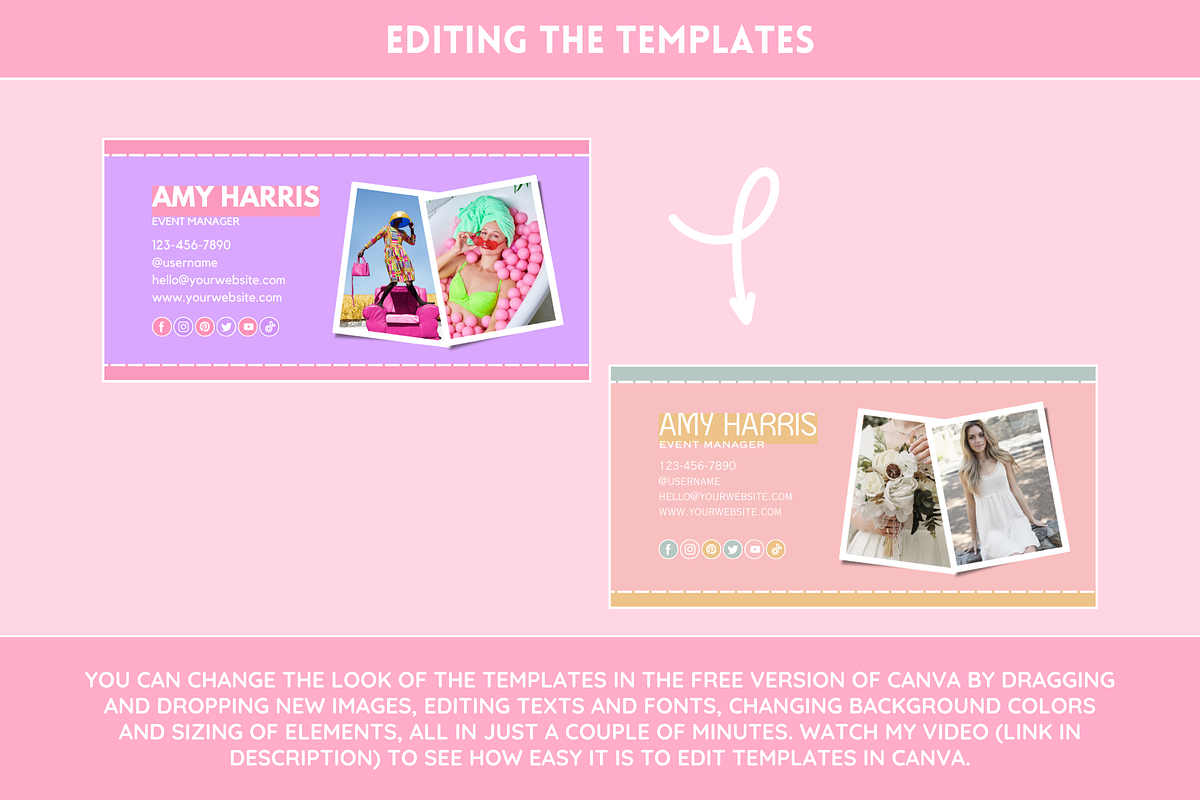 Email Signature Template Bundle, an Email Template by SunshineStudioBoutique (Photo 6 of 9)