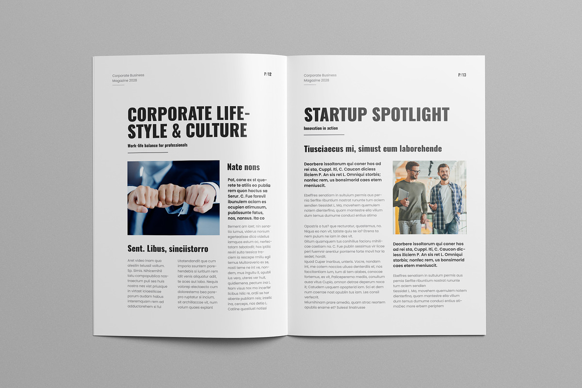Magazine Layout Canva, a Magazine Template by Pixelpick (Photo 7 of 9)