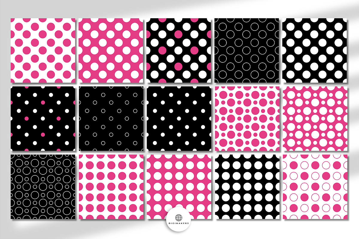 Polka Dot Seamless Pattern, a Pattern Graphic by Nina Shaw (Photo 7 of 10)
