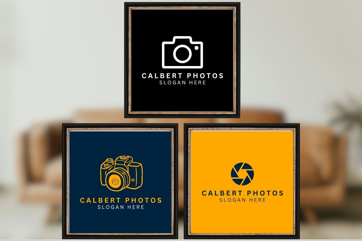 Minimalist Photography Logo Template, a Branding & Logo Template by Mishek Munene (Photo 2 of 8)