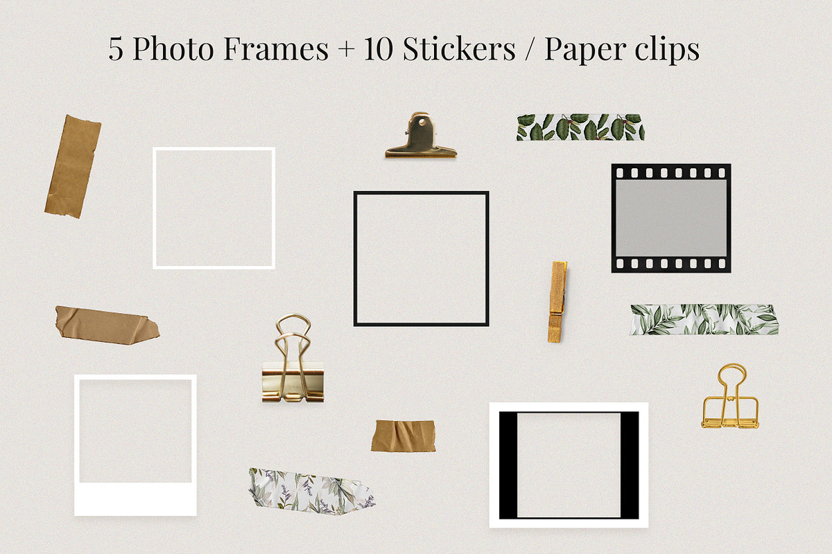 Vision Board Collage Creator, an Object Graphic by Davide Bassu (Photo 10 of 22)
