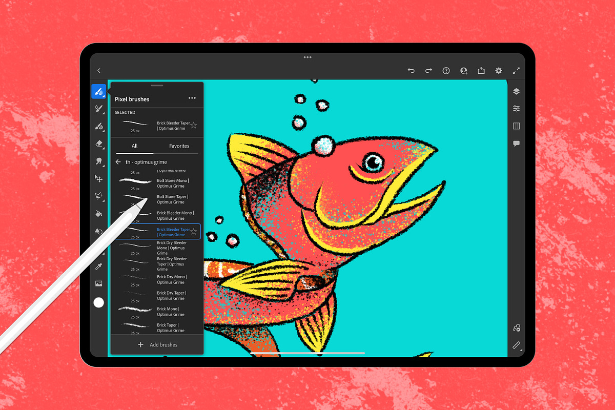 Optimus Grime Photoshop Brushes, a Brush Add-On by Tim Hankins Design (Photo 2 of 6)