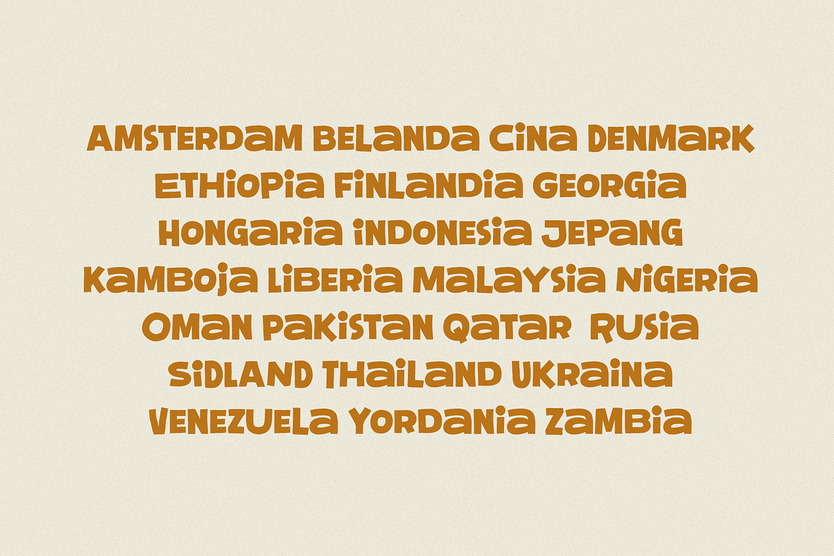 Corn Side Display Modern Font, a Slab Serif Font by RantautypeStudio (Photo 5 of 13)