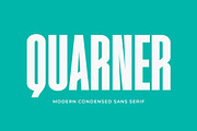 Quarner - Modern Condensed Sans, a Sans Serif Font by TypeLogue (Thumbnail 1 of 5)
