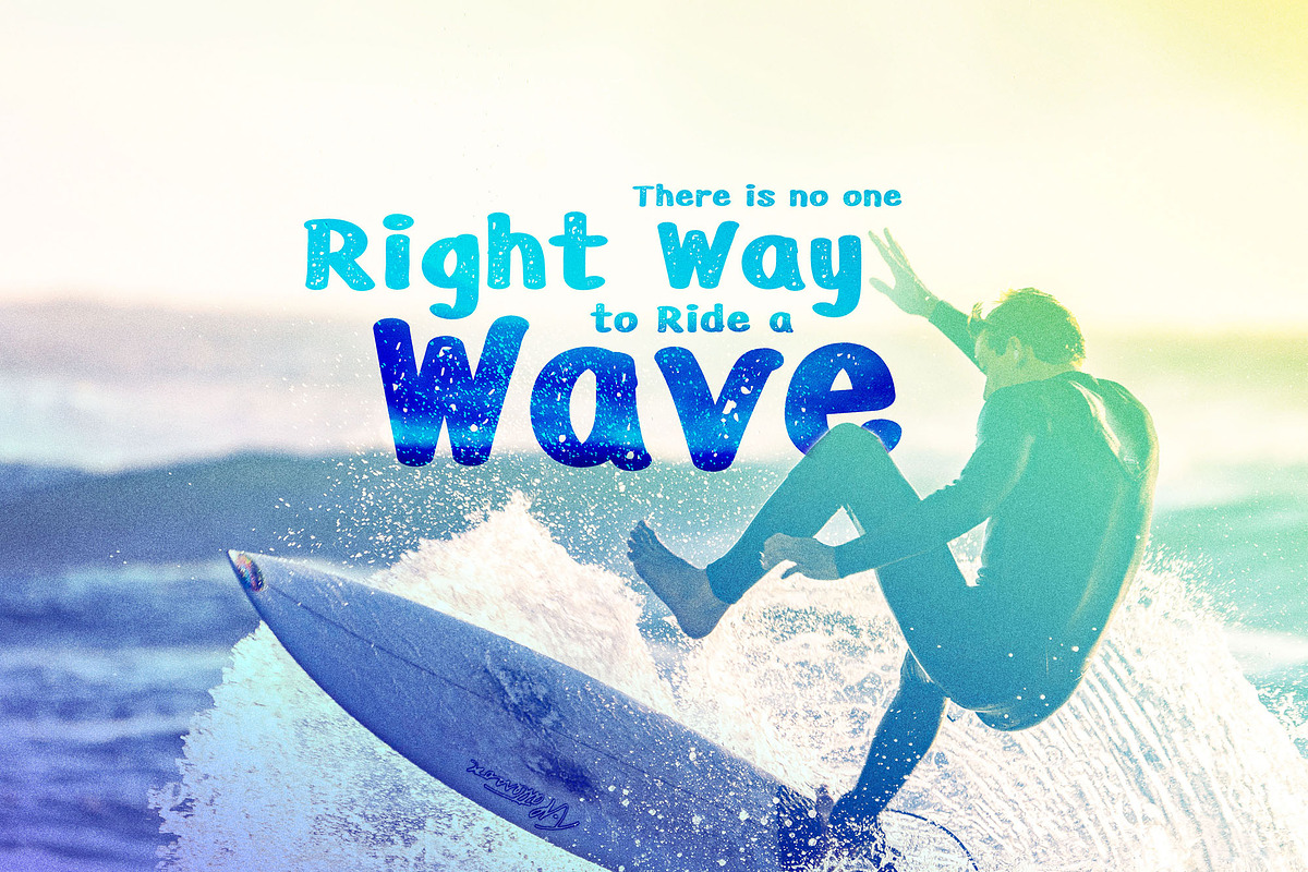 Bayfront - A Beachy Marker Font, a Sans Serif Font by Parker Creative (Photo 5 of 8)