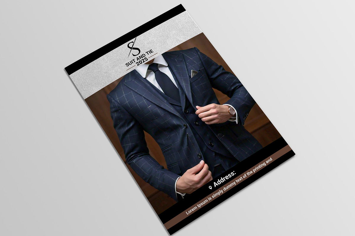 Suit and Tie Bifold Brochure, a Brochure Template by AfzaalGraphics (Photo 2 of 5)