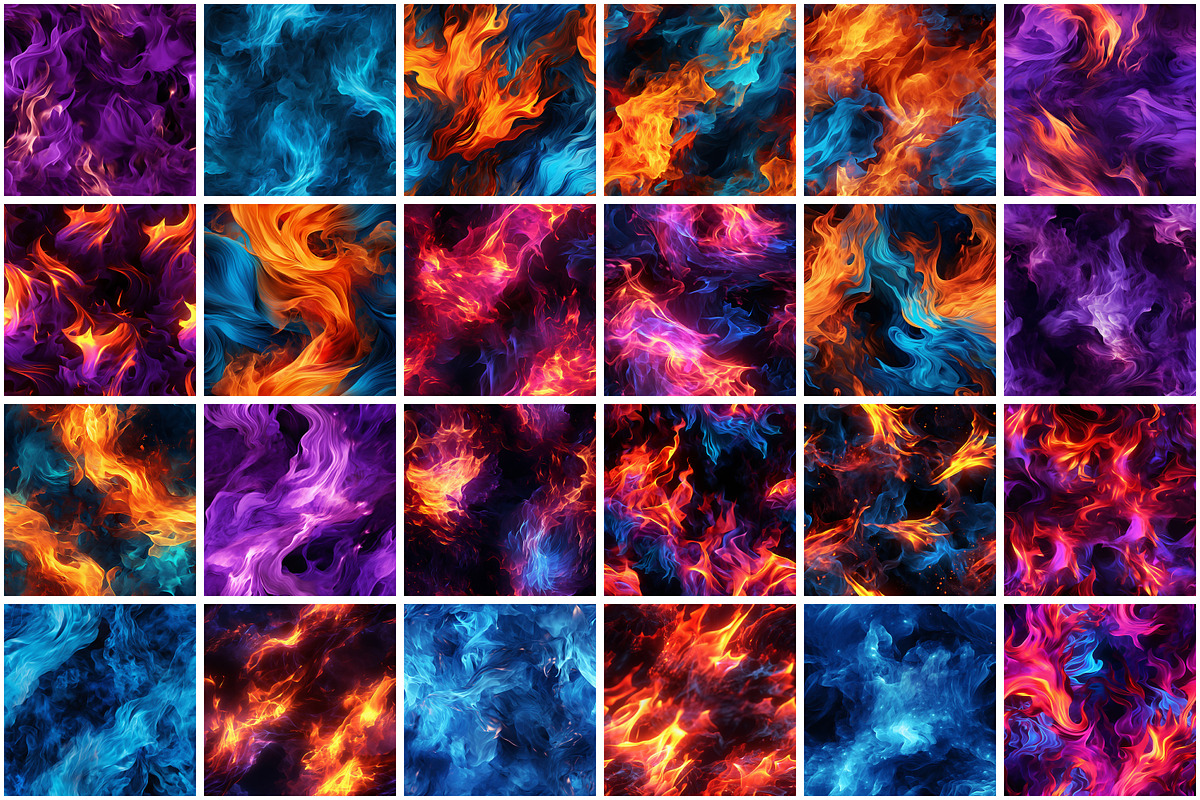 Fire Seamless Pattern, a Pattern Graphic by Forhadx5 (Photo 3 of 6)
