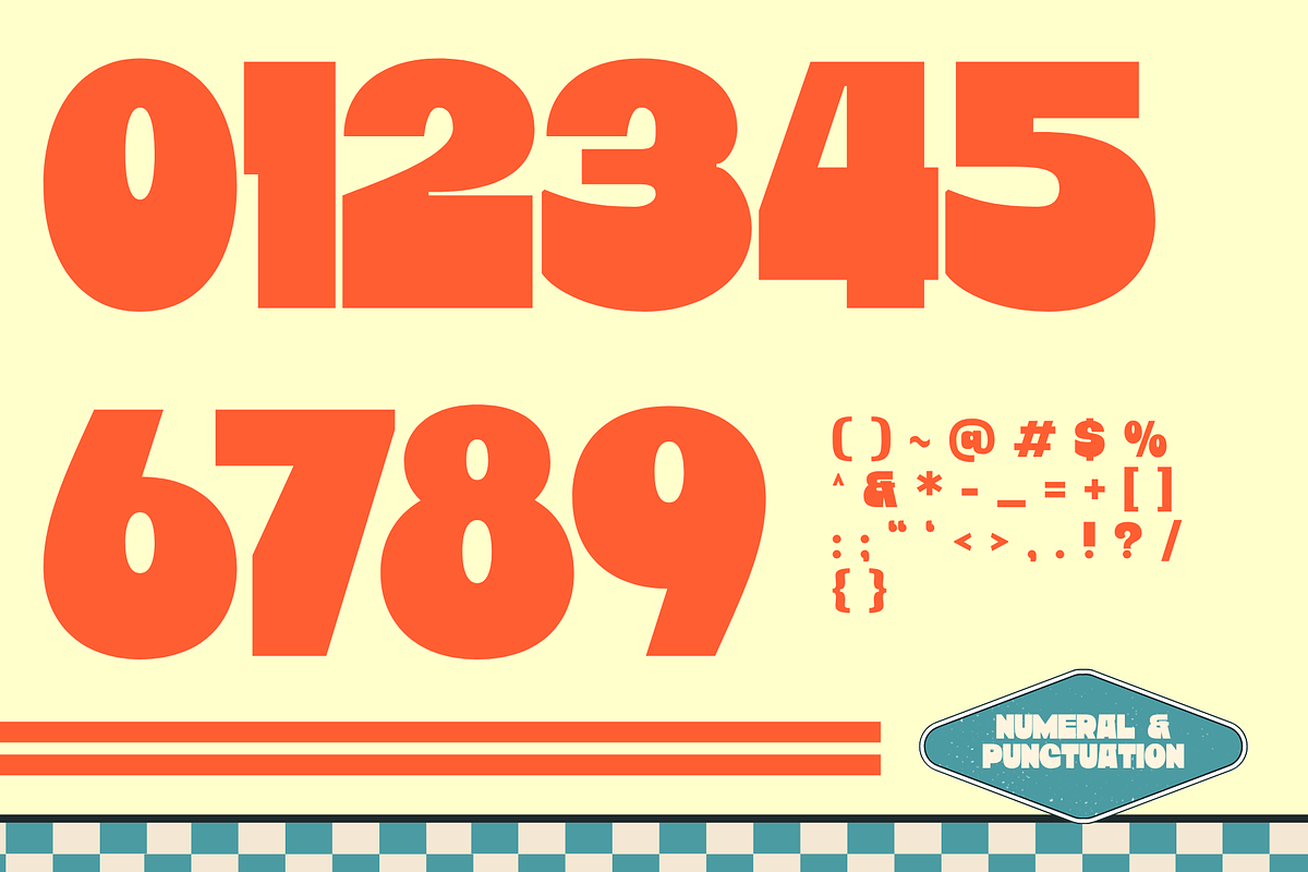 Blog Food - Branding Retro Logo Font, a Sans Serif Font by Nirmana Visual (Photo 7 of 14)